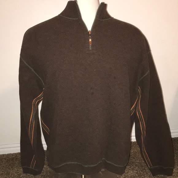 Tommy Bahama 1/4 Zip Reversible Sweater Size XL - Picture 4 of 5